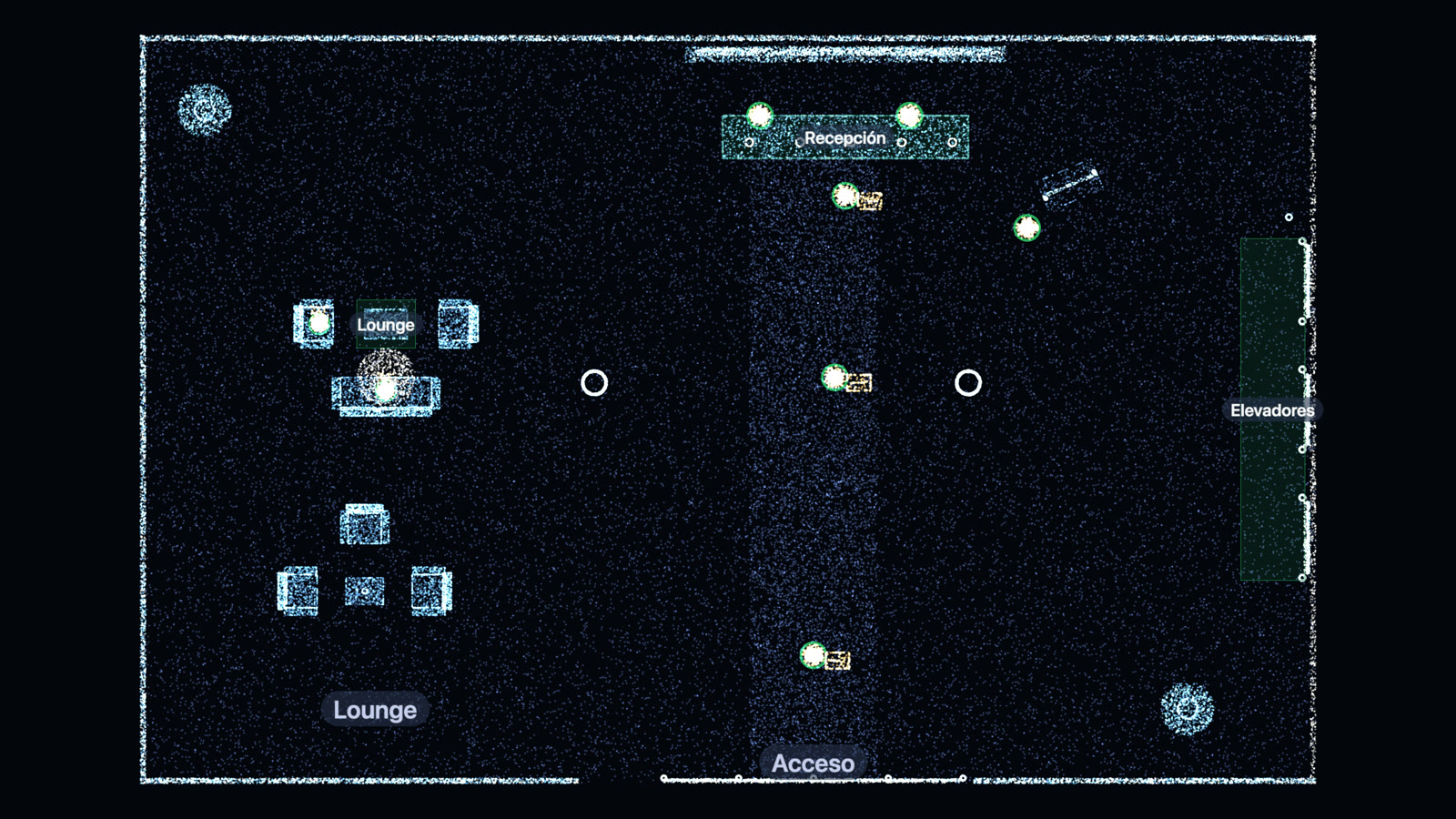 Hotels layout map