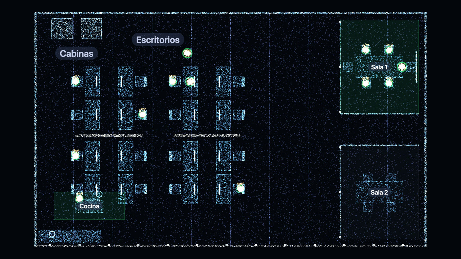 Offices layout map
